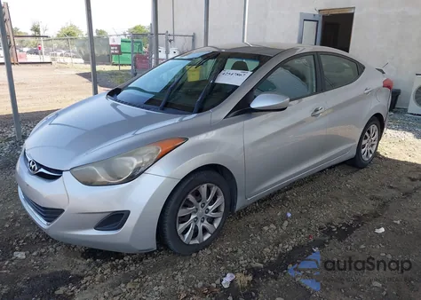 2012 Hyundai Elantra Gls (Ulsan Plant) из США, поврежденный, VIN KMHDH4AE9CU401714